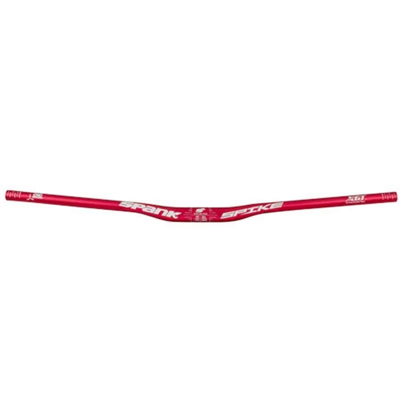 Spank Spike 800 Race Riser bar Clamp: 31.8mm  W: 800mm Rise: 15mm Red