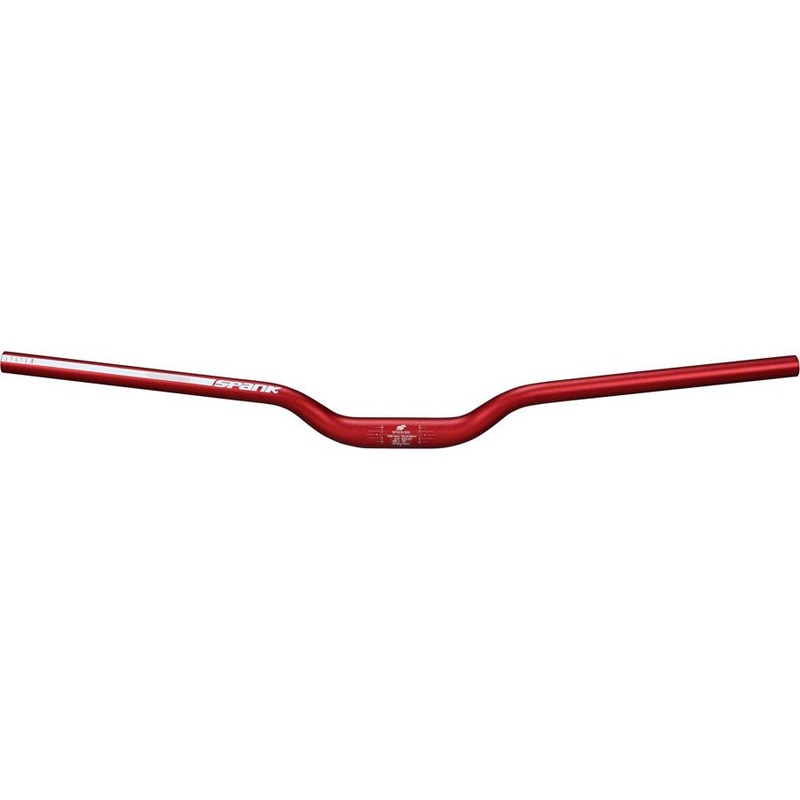 Spank Spoon 800 Handlebar – 31.8mm Clamp 40mm Rise Red