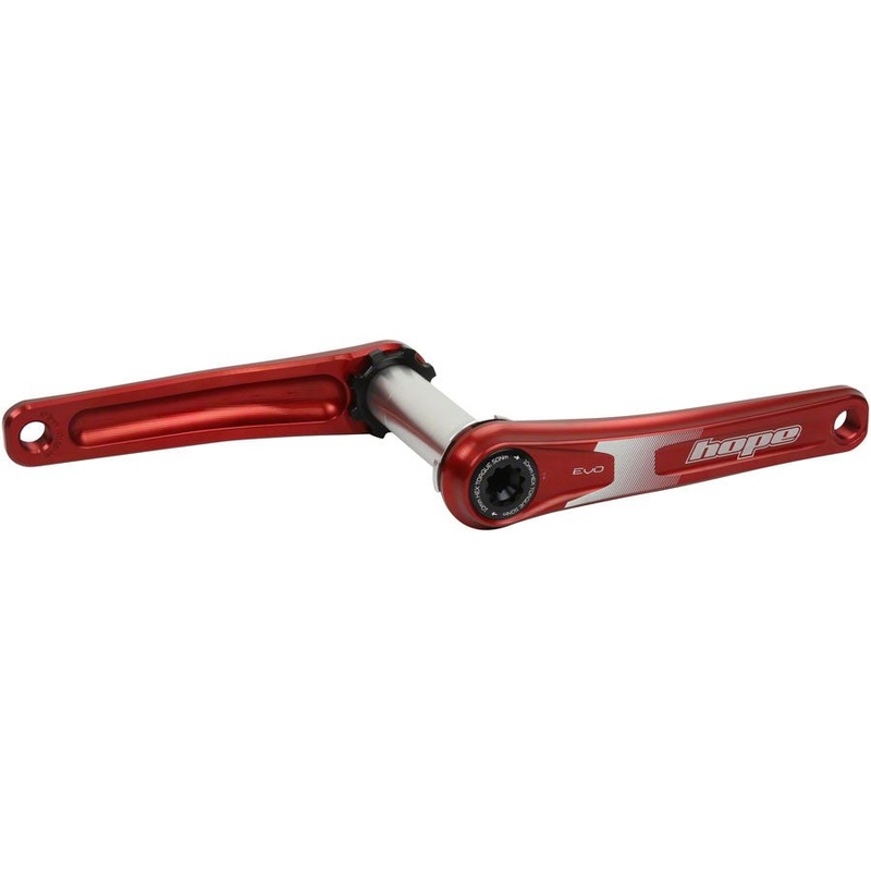 Hope Evo Crankset – 175mm Direct Mount 30mm Spindle For 135/142/141/148mm Rear Spacing Red