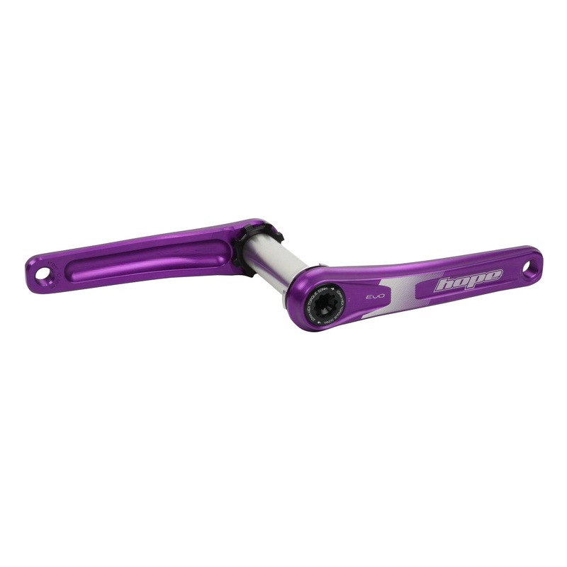 Hope Evo Crankset No Spider(68/73mm) 170mm – Purple
