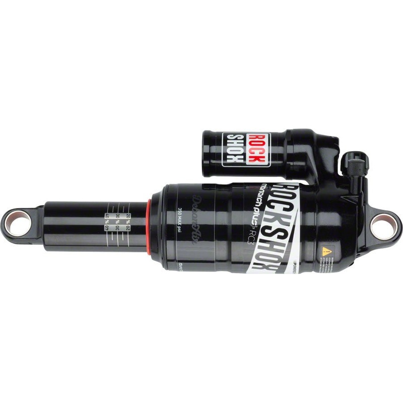RockShox Monarch Plus RC3 Rear Shock – DebonAir – 8.25×2.35 (210x60mm) – Fits 2012-2016 Trek Slash 27.5 – Black – B3