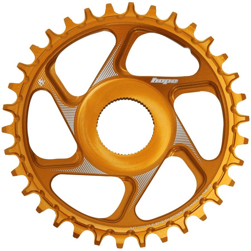 Hope Shimano eBike Chainring – 34t Orange
