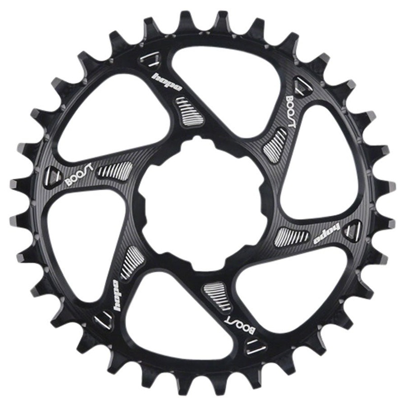 Hope Spiderless Retainer Chainring – 32t Boost Hope Direct Mount For Shimano 12-Speed Drivetrain BLK