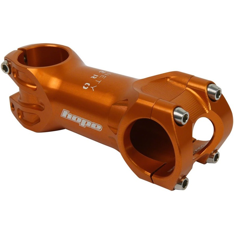 Hope XC Stem – 90mm 31.8 Clamp +/-0 1 1/8 Orange