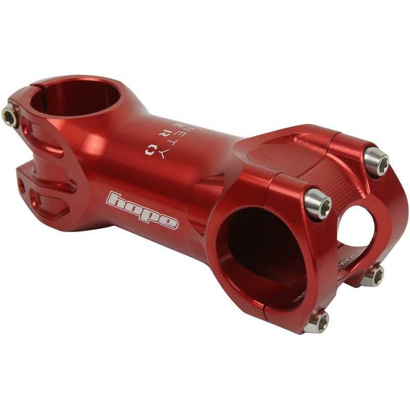 Hope XC Stem – 90mm 31.8 Clamp +/-0 1 1/8 Red