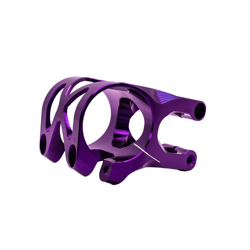 5Dev 2 Bolt Titanium Stem – 35mm Clamp – 32mm Length – Purple