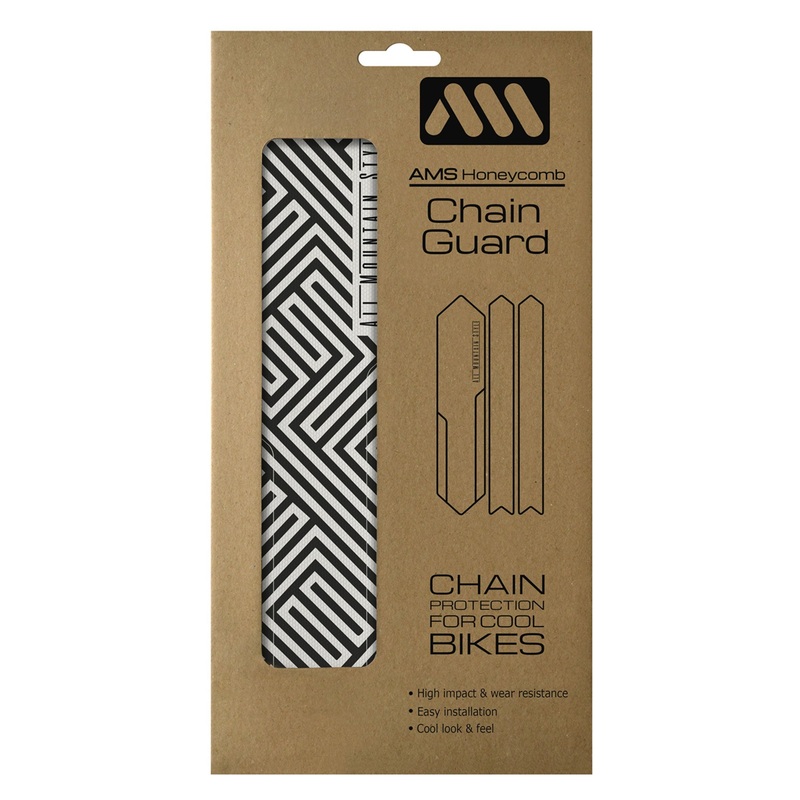 All Mountain Style Honeycomb Chain Guard Maze/Black