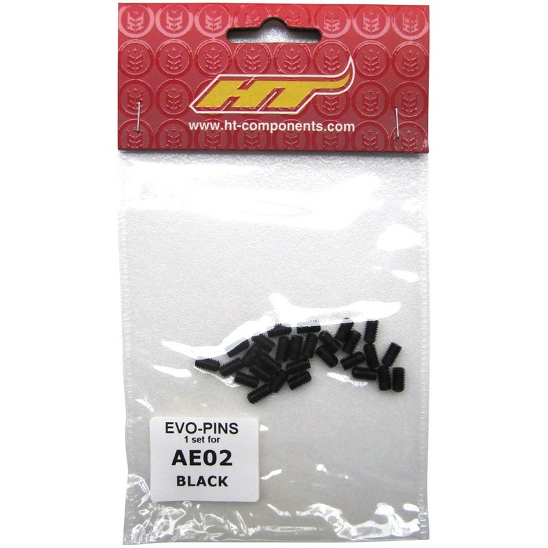 HT Components AE02(SP7) Pedal Pin Kit – Black
