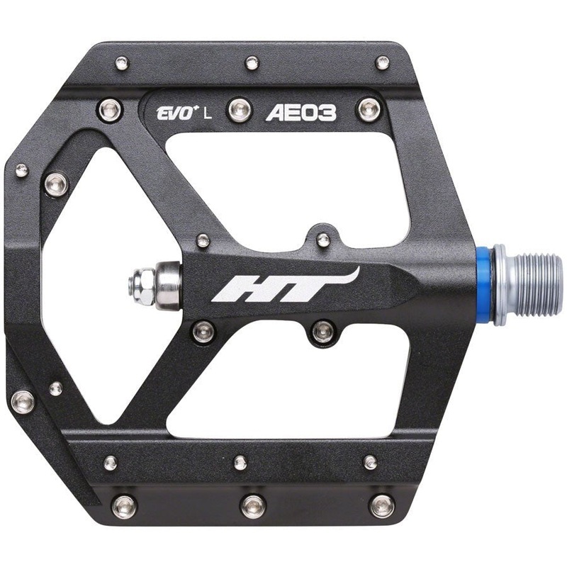 HT Components AE03(EVO+) Pedals – Platform Aluminum 9/16 Black