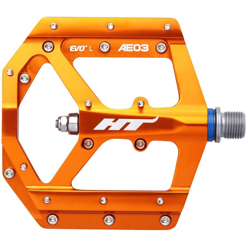 HT Components AE03(EVO+) Pedals – Platform Aluminum 9/16 Orange