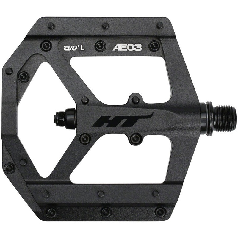 HT Components AE03(EVO+) Pedals – Platform Aluminum 9/16 Stealth Black