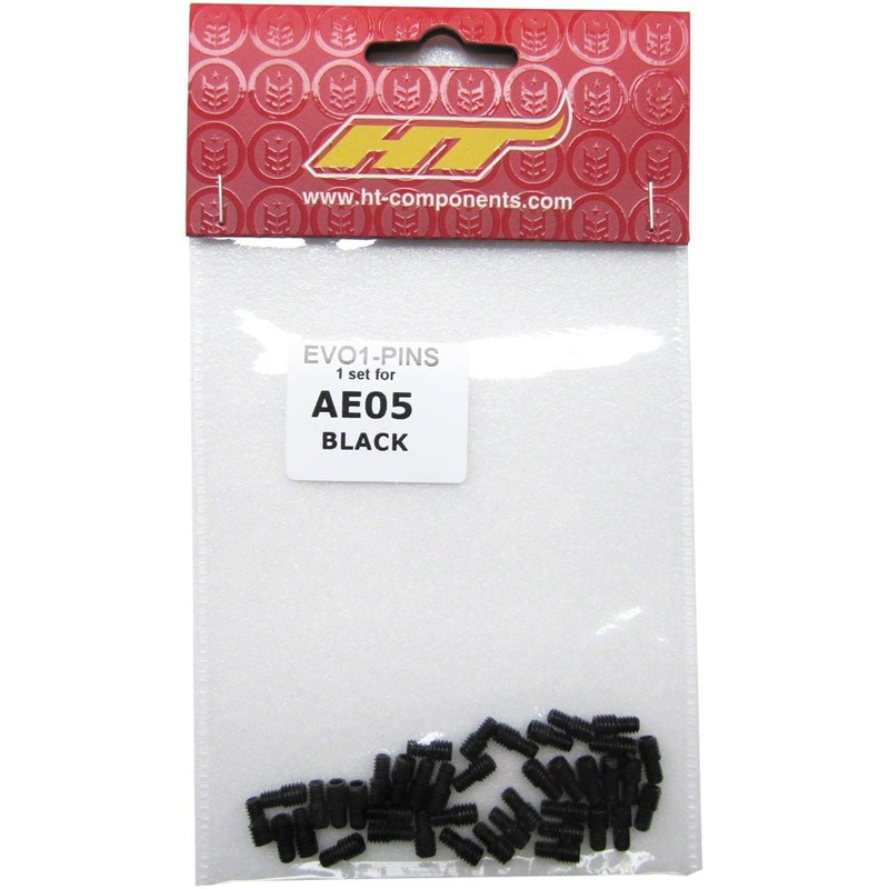 HT Components AE05(EV01) Pedal Pin Kit – Black