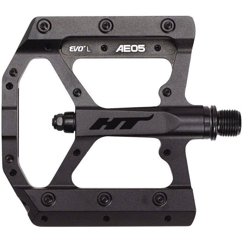 HT Components AE05(EVO+) Pedals – Platform Aluminum 9/16 Stealth Black