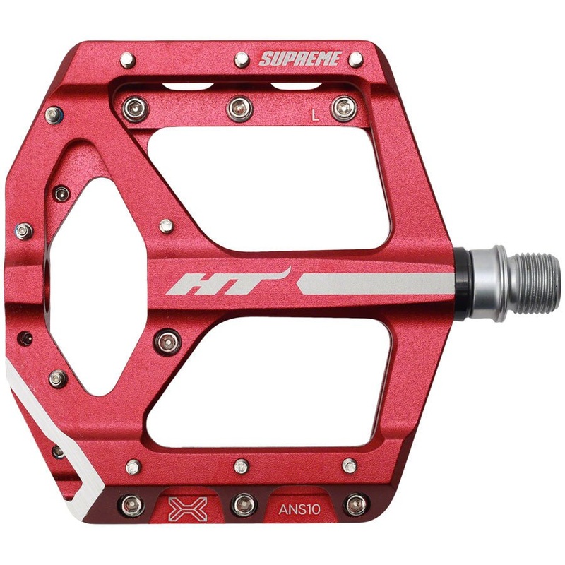 HT Components ANS10 Pedals – Platform Aluminum 9/16 Red