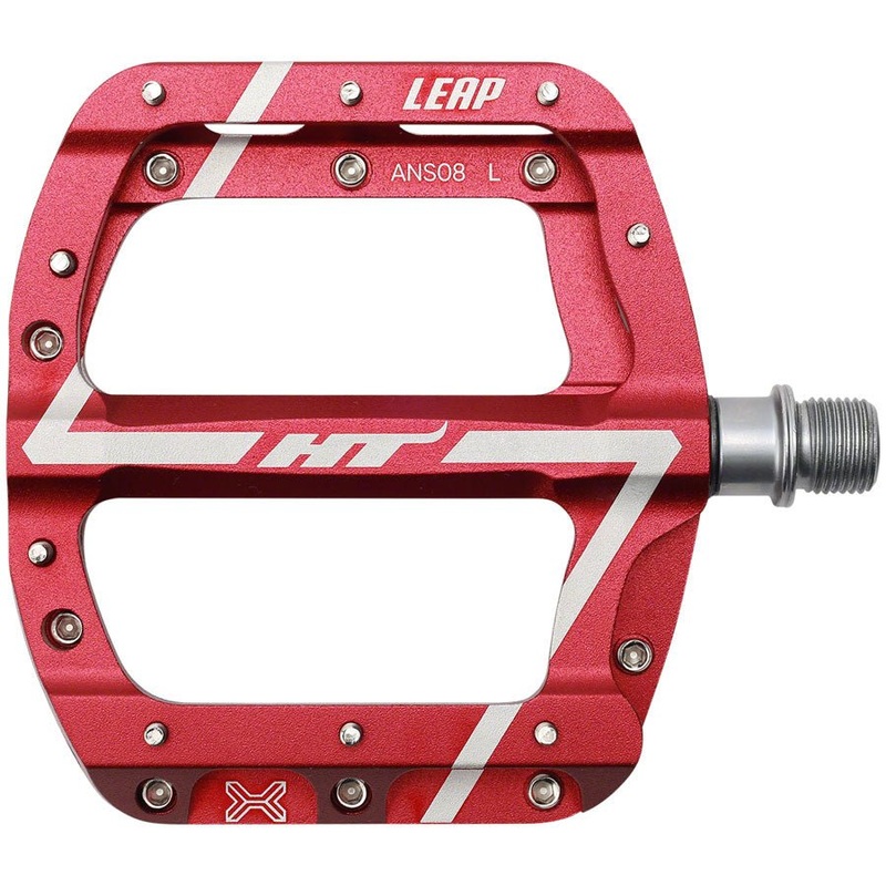 HT Components Leap ANS08 Pedals – Platform Aluminum 9/16 Red