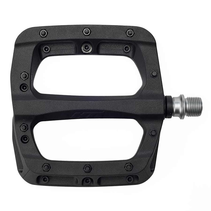 HT Components PA03A Nano P Platform Pedals – Body: Nylon – Spindle: Cr-Mo – Black