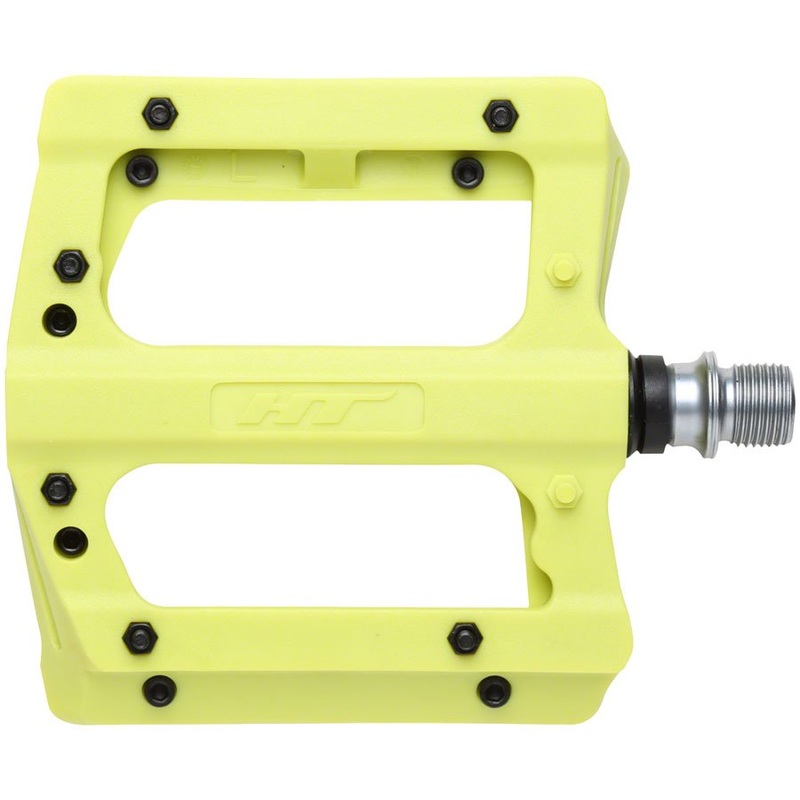 HT Components PA12A Pedals – Platform Composite 9/16 Neon Green