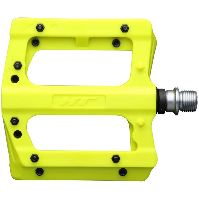 HT Components PA12A Pedals – Platform Composite 9/16 Neon Yellow