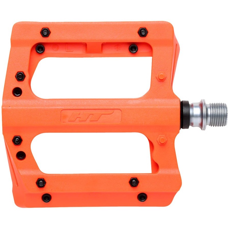 HT Components PA12A Pedals – Platform Composite 9/16 Orange