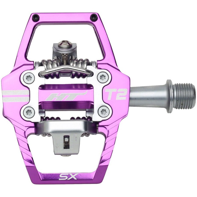 HT Components T2-SX Clipless Pedals – Purple