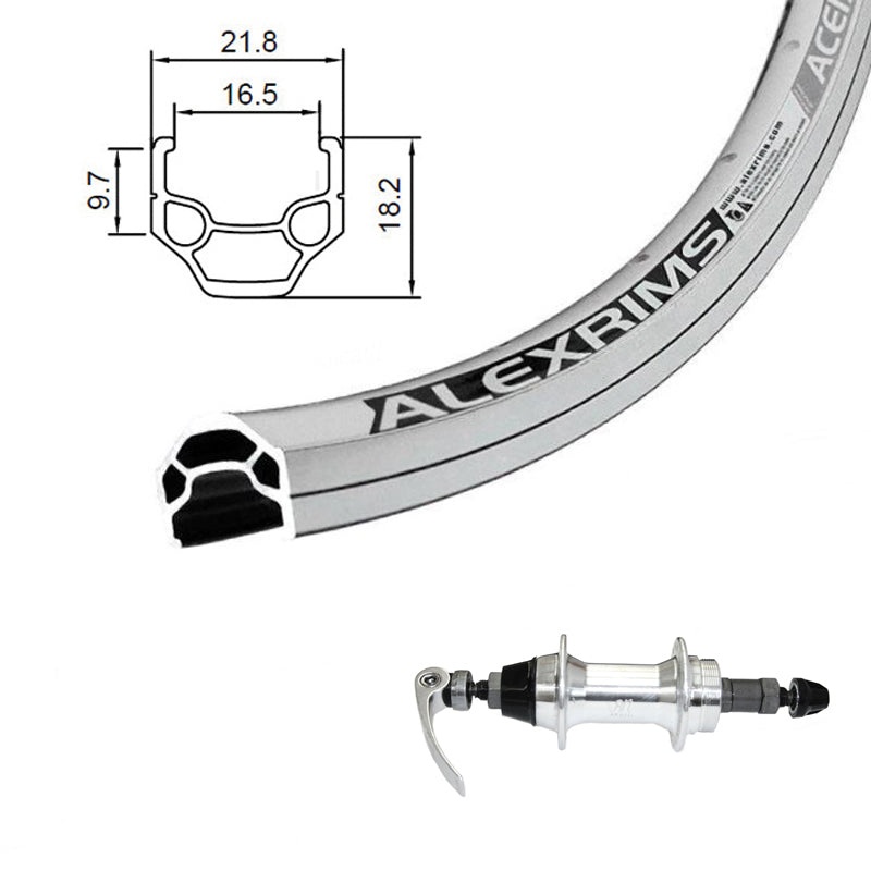 Damco Alexrims Ace-18 700C Rim Brake Rear Wheel