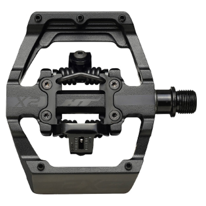 HT Components X2-SX BMX-SX Pedals Body: Aluminum Spindle: Cr-Mo 9/16 Stealth Black Pair