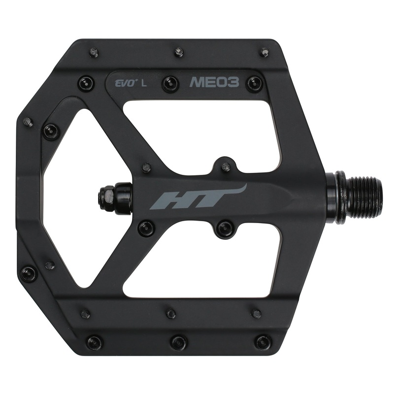 HT Pedals ME03 Evo+ Platform Pedals CrMo – Stealth Black