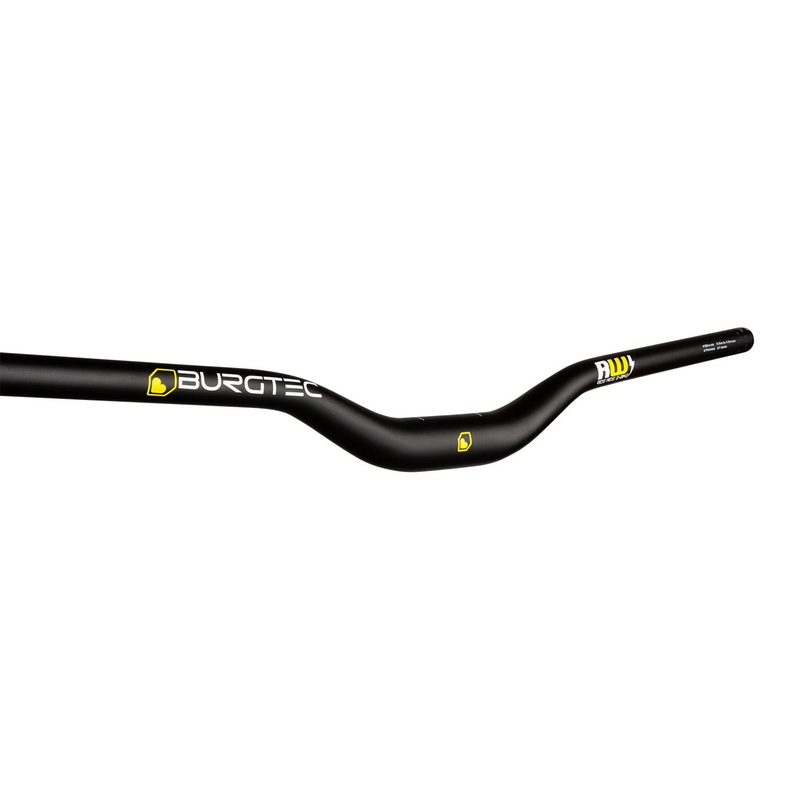 Burgtec Ride Wide E-Bike Riser Bar – 35mm Diameter – 35mm Rise – 800mm Wide – Black