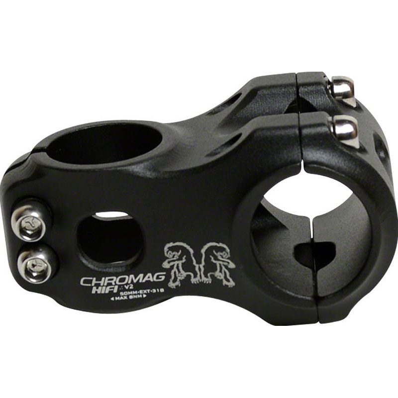 Chromag HiFi Stem – 50mm 31.8 Clamp +/-0 1 1/8 Alloy Black