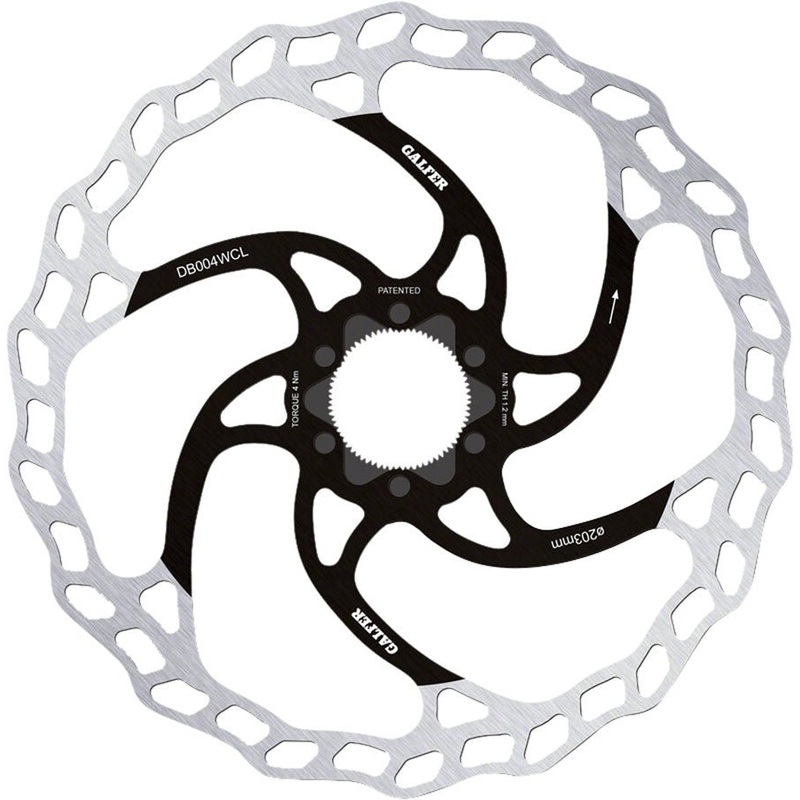 Galfer MTB Disc Brake Rotor – 203mm Centerlock 1.8mm