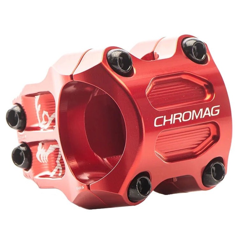 Chromag RIZA Stem – 31.8 Clamp – 38mm Length – Red