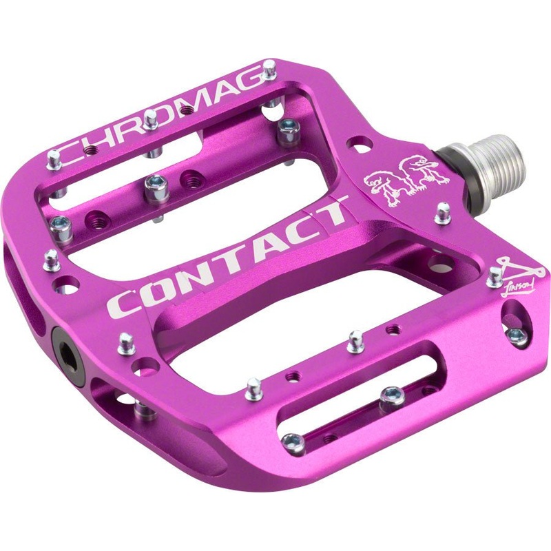 Chromag Contact Pedals – Platform Aluminum 9/16 Purple