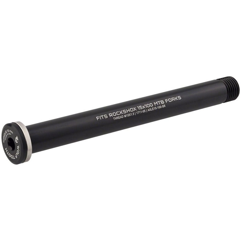 Wolf Tooth Front Thru Axle – RockShox 15x100mm – Black