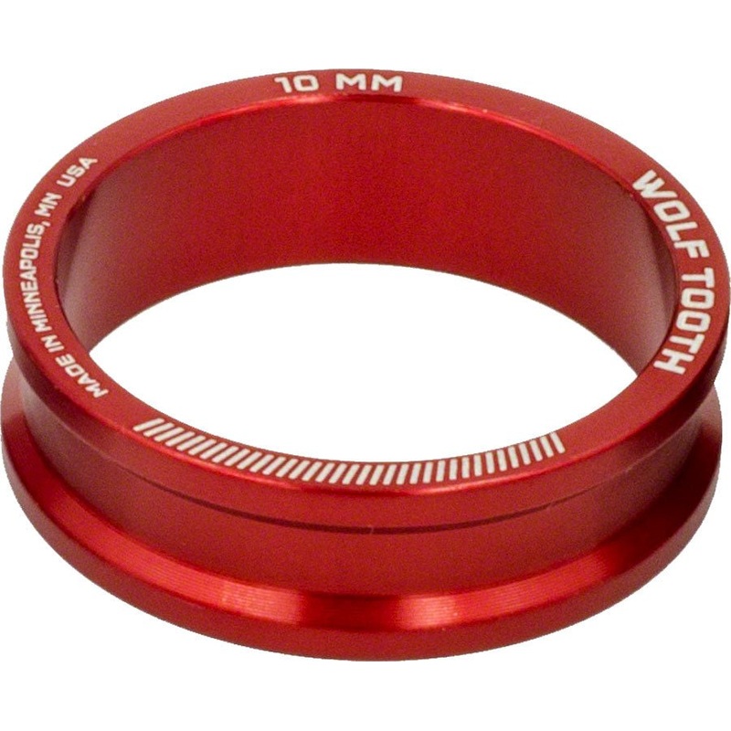 Wolf Tooth Headset Spacer 5 Pack 10mm Red