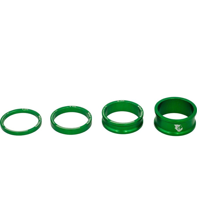 Wolf Tooth Headset Spacer Kit 3 510 15mm Green