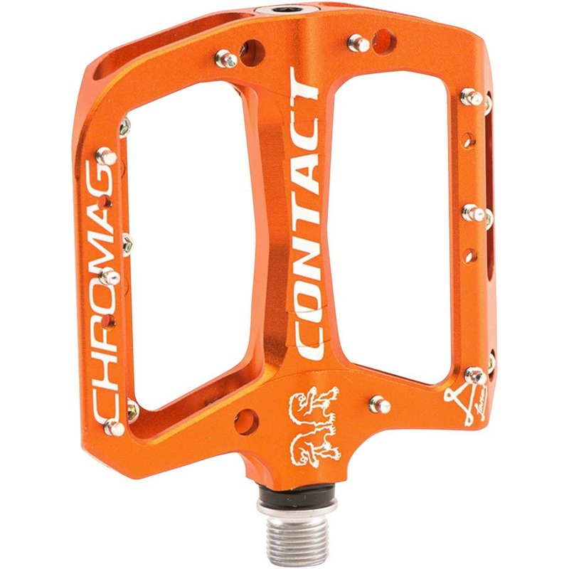 Chromag Contact Pedals – Platform Alloy 9/16 Orange