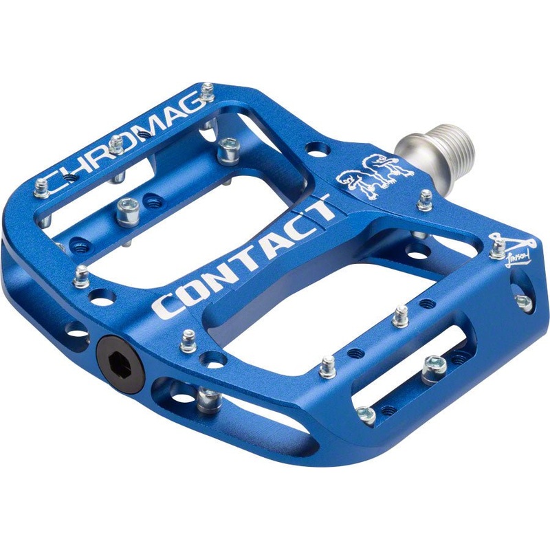 Chromag Contact Pedals – Platform Aluminum 9/16 Dark Blue