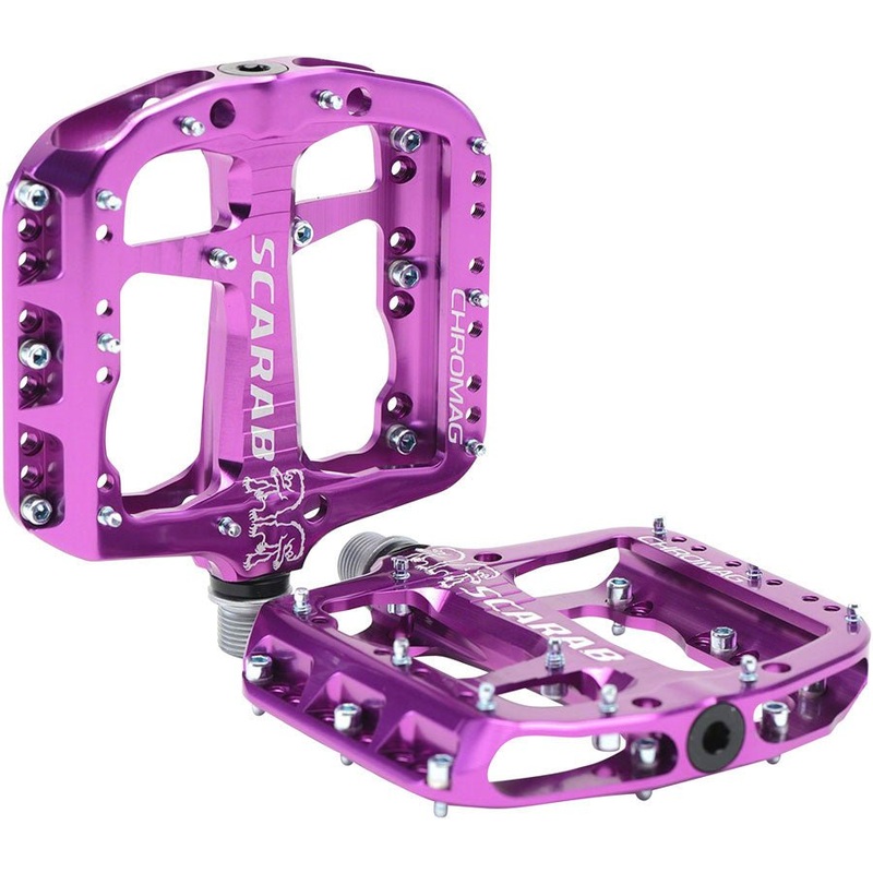 Chromag Scarab Pedals – Platform Aluminum 9/16 Purple