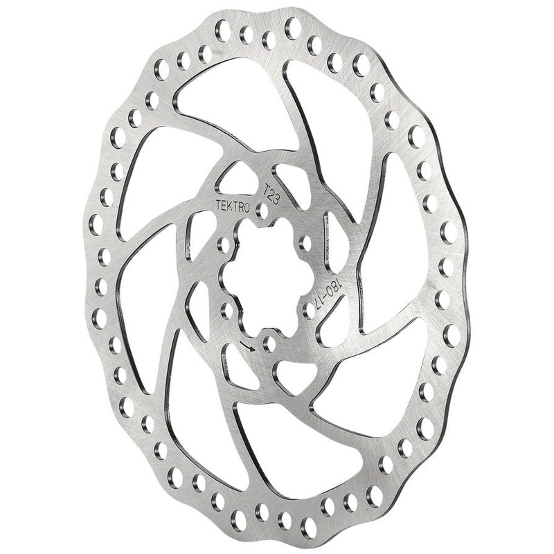 Tektro TR203-17 Disc Brake Rotor – 6-Bolt – 2.3mm Thickness – 203mm