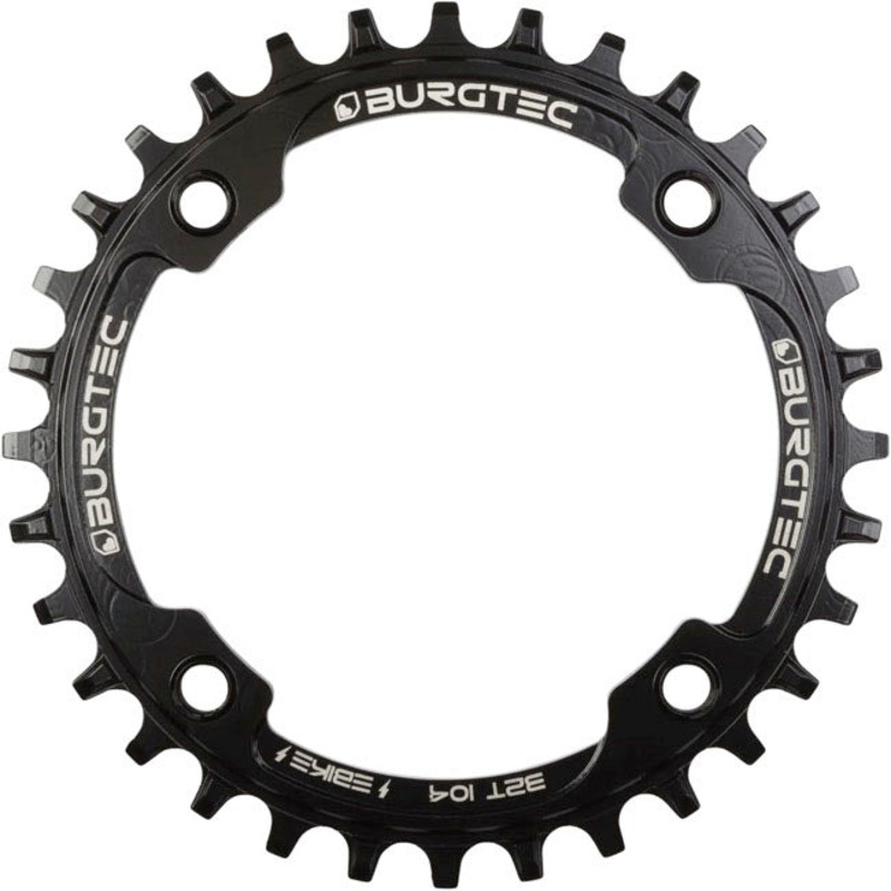Burgtec E-Bike Steel Thick Thin Chainring – 104MM BCD – Inside Fit – 34T- Black