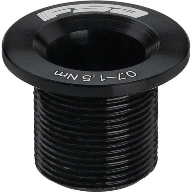 FSA, ML-140, Crank bolt, Mega Exo, M18, Alloy, Black