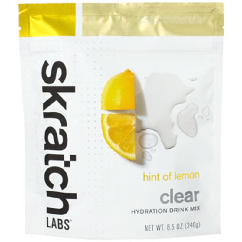 Skratch Labs – Clear Hydration Drink Mix: Hint of Lemon, 240g