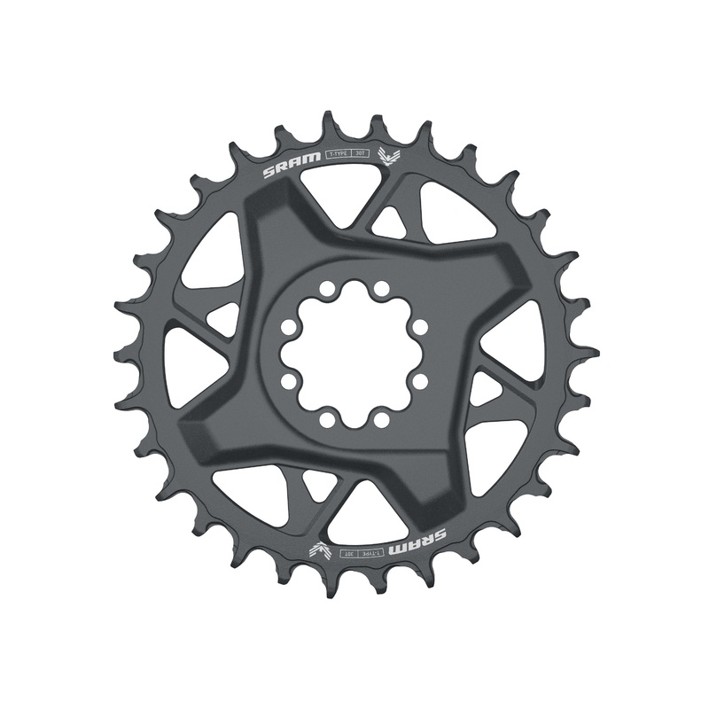 SRAM GX Eagle T-Type Direct Mount Chainring – 30t – 8-bolt – 3mm Offset – Dark Polar