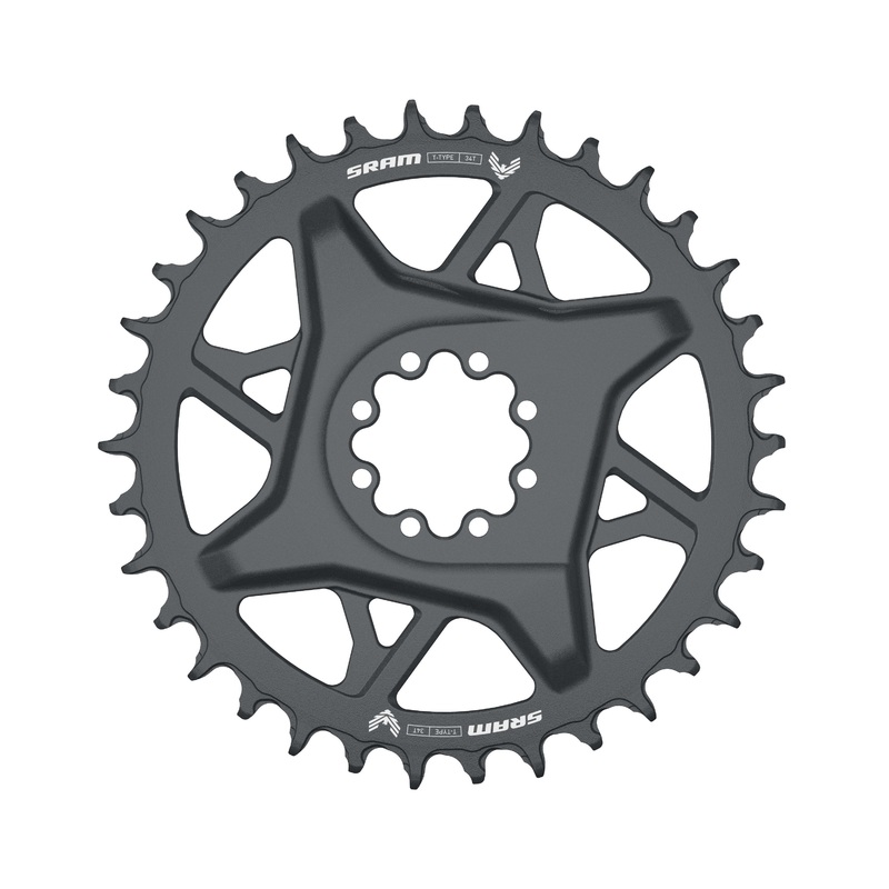 SRAM GX Eagle T-Type Direct Mount Chainring – 34t – 8-bolt – 3mm Offset – Dark Polar