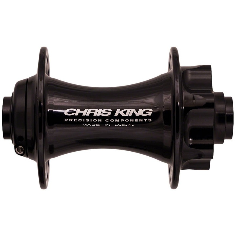 Chris King Boost Front Hub – 15×110 – 6-Bolt – Black – 28H