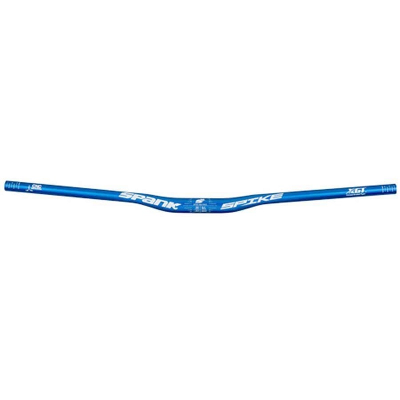 Spank Spike 800 Race Riser bar Clamp: 31.8mm  W: 800mm Rise: 15mm Blue