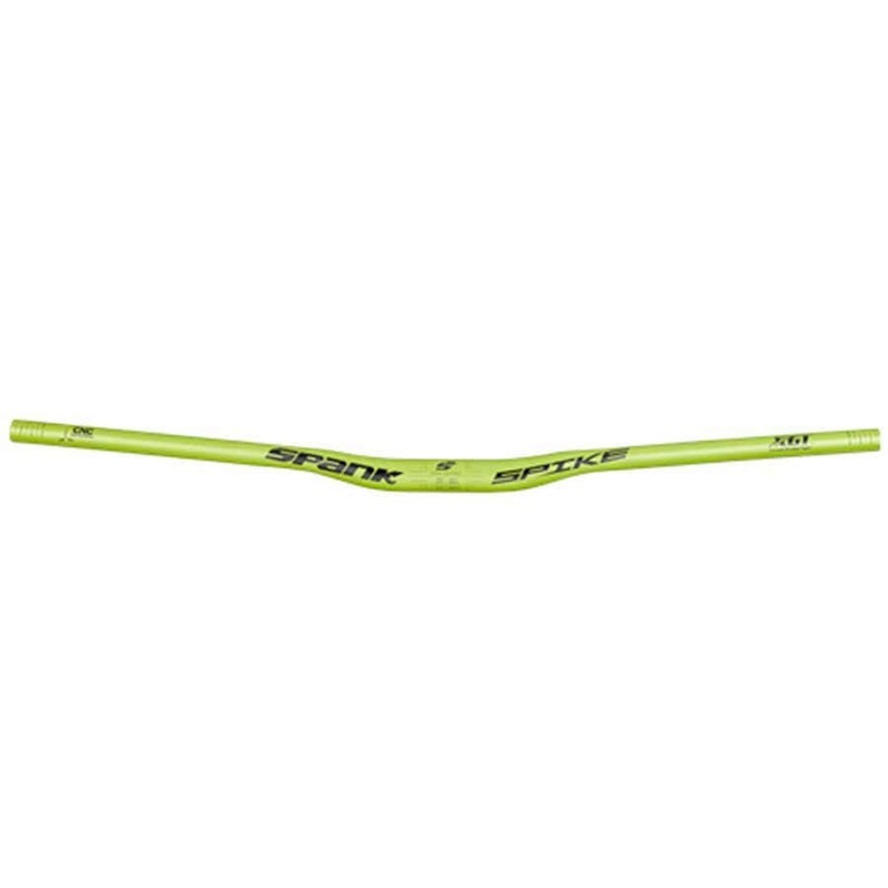 Spank Spike 800 Race Riser bar Clamp: 31.8mm  W: 800mm Rise: 15mm Green
