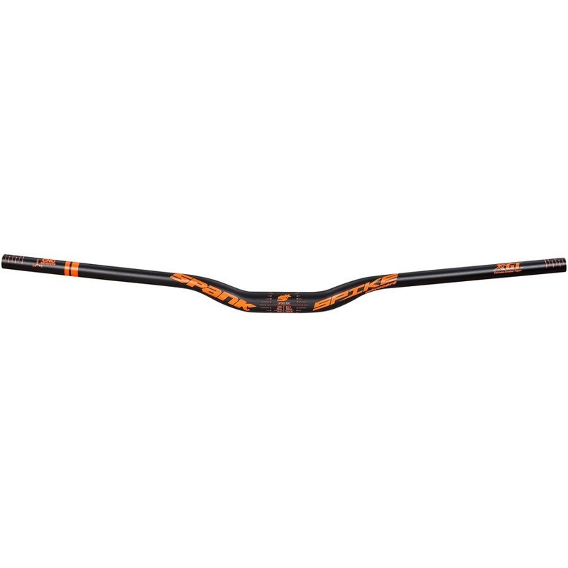Spank Spike 800 Vibrocore Handlebar – 31.8mm Clamp 800mm 30mm Rise BLK/Orange