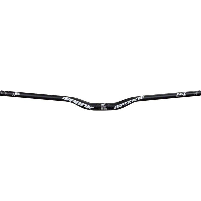 Spank Spike Race Bars 800mm Wide 30mm Rise 31.8mm Clamp Matte Black