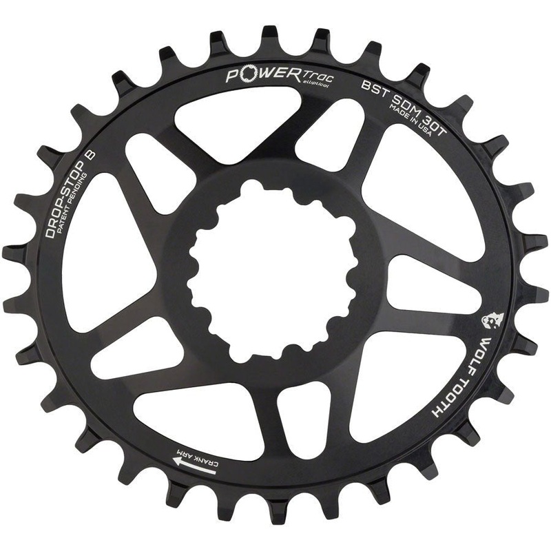 Wolf Tooth Elliptical Chainring – Drop-Stop B – SRAM 3-Bolt Direct Mount – 3mm Offset – 30t